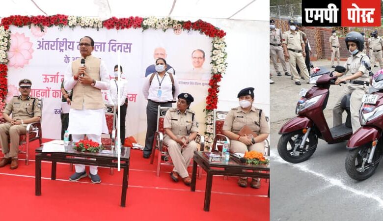 अंतर्राष्ट्रीय महिला दिवस पर 8 मार्च को मध्यप्रदेश के मुख्यमंत्री श्री शिवराज सिंह चौहान की सुरक्षा संभाली महिला पुलिस ने