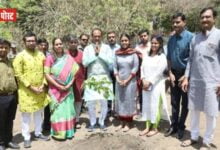 मुख्यमंत्री एमपी ने विजेश लुणावत की स्मृति में पौधा रोपण किया