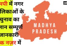 एमपी में नगरपालिकाओं के चुनाव का ऐलान सम्पूर्ण जानकारी एक नज़र में