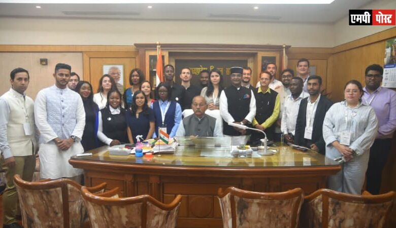 06 राष्‍ट्रों के 21 सदस्‍यीय प्रतिनिधिमंडल पहुंचा मध्यप्रदेश विधानसभा