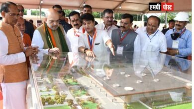 ग्वालियर में नए एयर टर्मिनल का केन्द्रीय गृह मंत्री,अमित शाह ने किया भूमि-पूजन