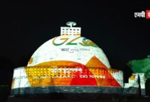 साँची में बौद्ध स्तूप देख कर अभिभूत हुए जी-20 देशों के प्रतिनिधि