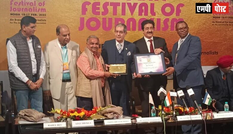 मध्यप्रदेश के वरिष्ठ पत्रकार देव श्रीमाली "ग्लोबल अवार्ड फ़ॉर एक्सीलेंस इन जर्नलिज्म अवार्ड" से सम्मानित