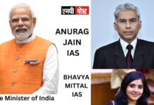 Prime Minister’s Awards for Excellence in Public Administration,Anurag Jain Secretary GOI, Burhanpur Collector Ms. Bhavya Mittal To Receive Awards