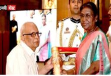 राष्ट्रपति श्रीमती मुर्मु ने मध्यप्रदेश की तीन विभूतियों को पद्मश्री पुरस्कार प्रदान किया