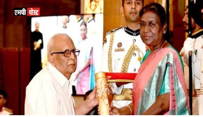 राष्ट्रपति श्रीमती मुर्मु ने मध्यप्रदेश की तीन विभूतियों को पद्मश्री पुरस्कार प्रदान किया