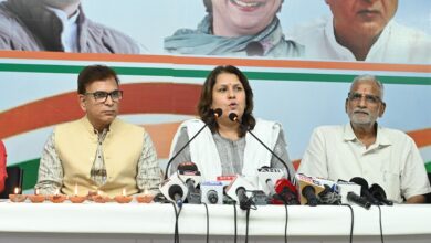 काँग्रेस नेताओ द्वारा आयोजित प्रेस वार्ता