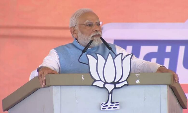 प्रधानमंत्री नरेंद्र मोदी ने सतना में जनसभा को किया संबोधित