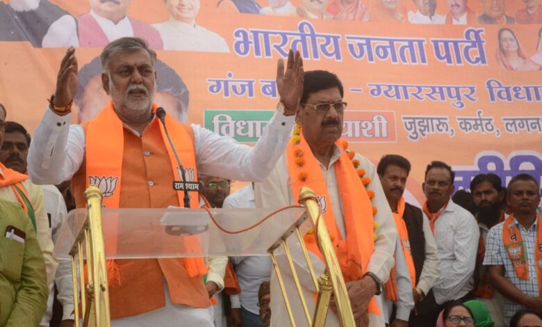 प्रह्लाद पटेल ने किया जनसभा को संबोधित