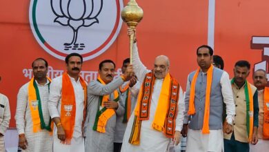 Amit Shah addresses rallies in Vidisha
