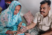 'लाड़ली' बहनों ने पति के हाथों में रचाई कमल मेहंदी