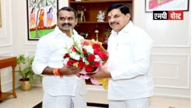 CHIEF MINISTER-मुख्यमंत्री डॉ. यादव से केंद्रीय सूचना एवं प्रसारण राज्यमंत्री श्री मुरुगन ने की सौजन्य भेंट