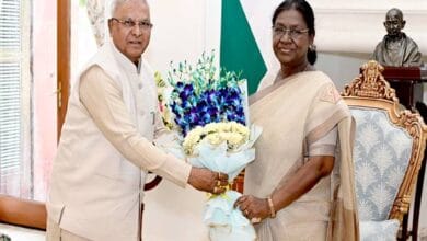 President-Smt.Murmu-राष्ट्रपति श्रीमती मुर्मु से मिले राज्यपाल श्री पटेल