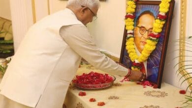 Ambedkar-राज्यपाल श्री पटेल ने भारत रत्न डॉ. अम्बेडकर की जयंती पर किया नमन