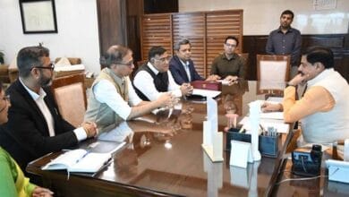 CM-MP-मुख्यमंत्री डॉ. यादव से हिंदुस्तान कोका-कोला बेवरेजेस के मुख्य कार्यकारी अधिकारी श्री हेमंत रुपानी ने की भेंट