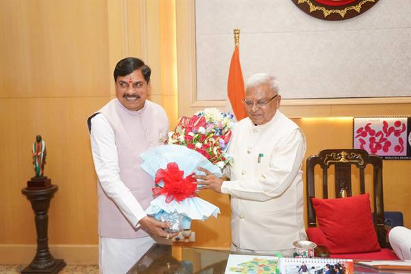 MP-Governor-राज्यपाल श्री पटेल को मुख्यमंत्री डॉ. यादव ने जन्मदिवस की दीं शुभकामनाएं