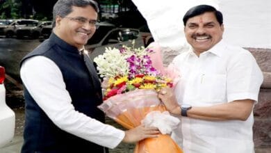Tripura-CM-मुख्यमंत्री डॉ. यादव से मिले त्रिपुरा के मुख्यमंत्री डॉ. मणिक साहा
