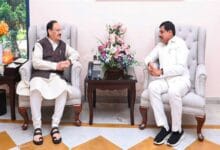 Union-Minister-Shri-Nadda-मुख्यमंत्री डॉ. यादव ने केन्द्रीय मंत्री श्री नड्डा से भेंट की