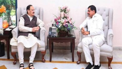 Union-Minister-Shri-Nadda-मुख्यमंत्री डॉ. यादव ने केन्द्रीय मंत्री श्री नड्डा से भेंट की