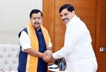 Chairman-Nitin-Nabin-मुख्यमंत्री डॉ. यादव ने अध्यक्ष श्री नितिन नबीन से की सौजन्य भेंट