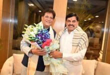 Union-Minister-Piyush-Goyal-मुख्यमंत्री डॉ. यादव ने केंद्रीय मंत्री श्री पीयूष गोयल से की मुलाकात