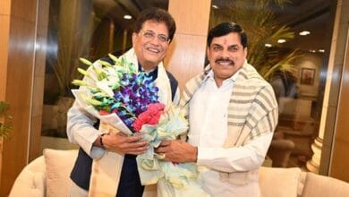 Union-Minister-Piyush-Goyal-मुख्यमंत्री डॉ. यादव ने केंद्रीय मंत्री श्री पीयूष गोयल से की मुलाकात