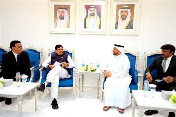 Dubai-Invester-मुख्यमंत्री डॉ. यादव ने शारजाह चैंबर ऑफ कॉमर्स के चेयरमैन से की भेंट, एमपी में बड़े निवेश की संभावना