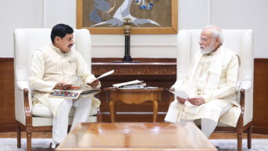 PM-Modi-प्रधानमंत्री श्री मोदी से मुख्यमंत्री डॉ. यादव ने की आत्मीय भेंट, ग्लोबल इन्वेस्टर्स समिट-2027 के लिए किया आमंत्रित