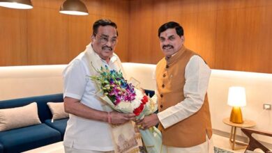 Union-Minister-C.R.Patil-मुख्यमंत्री डॉ. यादव ने केंद्रीय जल शक्ति मंत्री श्री पाटिल से की सौजन्य भेंट