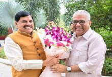 Union-Minister-Bhupender-Yadav-मुख्यमंत्री डॉ. यादव ने केंद्रीय मंत्री श्री यादव से की सौजन्य भेंट